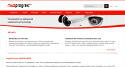 Desktop Screenshot of maxprogres.cz